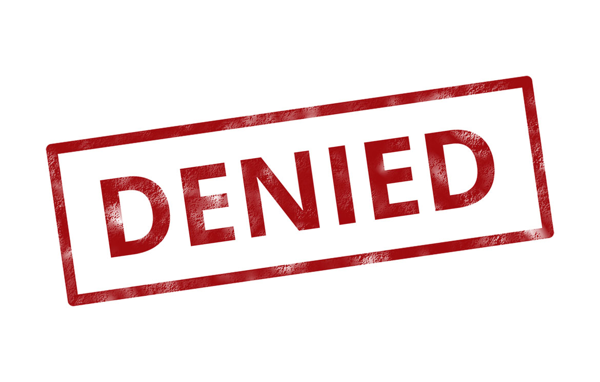 Picture of red “denied” sign